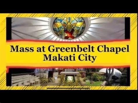 Live Anticipated Mass From Greenbelt Chapel .